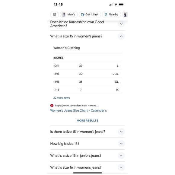 EUC Good American Sz 15/31 Blue Denim Raw Hem Dis Zebra Pkts Good Legs Jeans - Picture 14 of 14